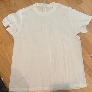 Lululemon Athletica White Crew Neck Tee